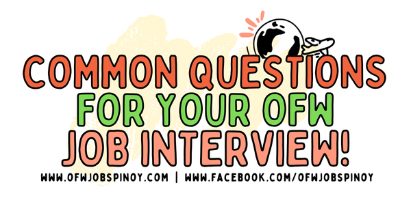 10 Common Questions for an OFW Job Interview (with answers!)